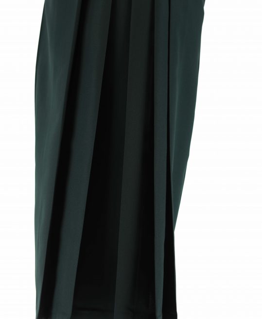 卒業式袴単品レンタル[無地]黒に近い深緑色[身長143-147cm]No.1038